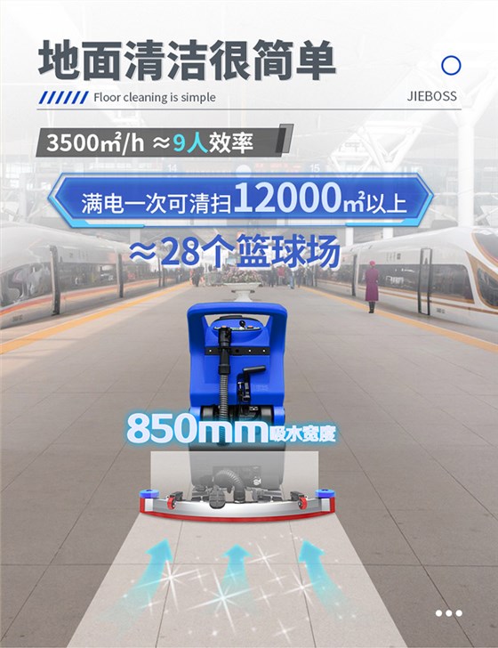 潔博士手推式智能洗地機(jī)680 潔博士手推式智能洗地機(jī)680