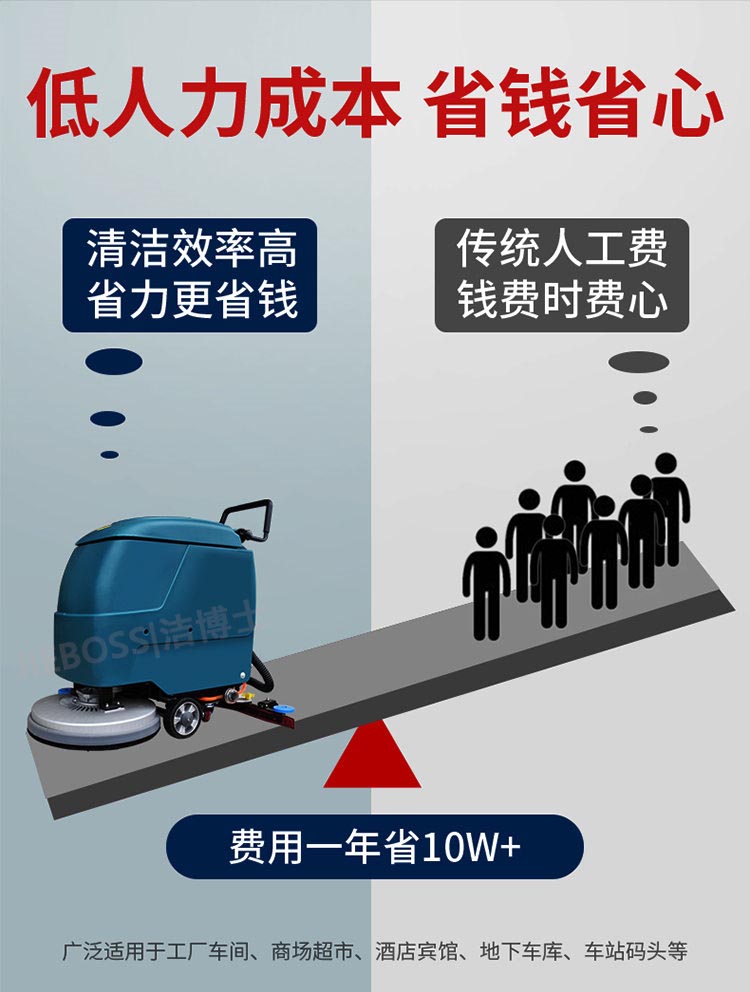 潔博士手推式洗地機(jī)550 潔博士手推式洗地機(jī)550